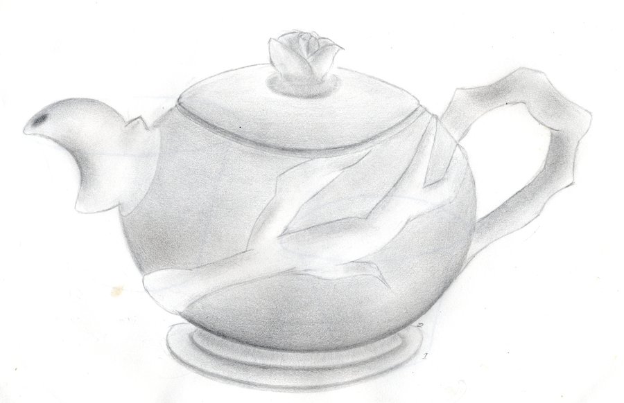 900x582 Teapot Sketches By Sonika49 - Teapot Sketch