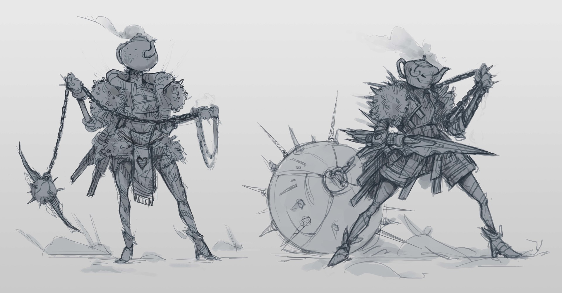 1920x1000 Artstation - Teapot Sketch