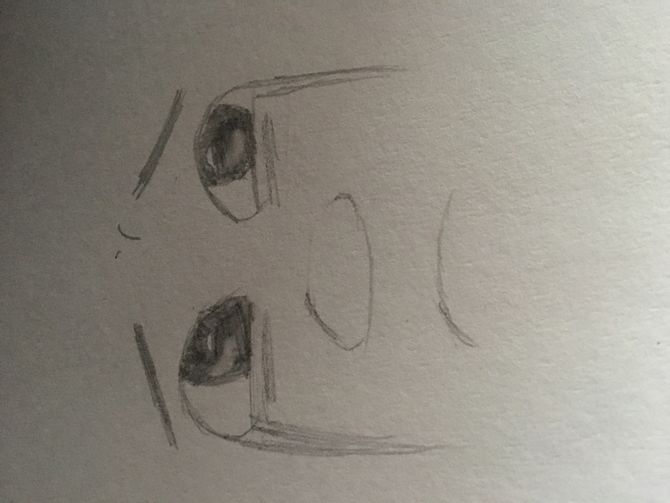 670x503 How To Draw Teary Cartoon Eyes 7 Steps (With Pictures) - Teary Eyes Sketch