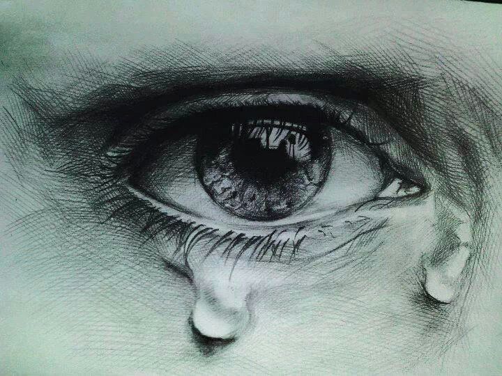 720x540 Teary Eye Art Lessons Eye And Art Lessons - Teary Eyes Sketch