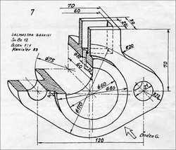 250x214 Technical Drawing - Technical Sketch
