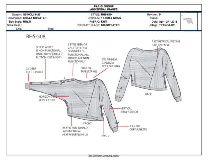 680x526 Create Fashion Technical Sketch And Tech Pack By Sophiabroad10 - Technical Sketch Fashion