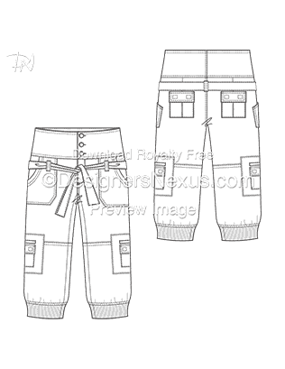 316x409 Fashion Technical Drawing Free Vector Fashion Flat Sketches - Technical Sketch Fashion