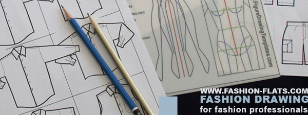 600x225 Fashion Design Illustration. Fashion Technical Drawing. - Technical Sketch Fashion