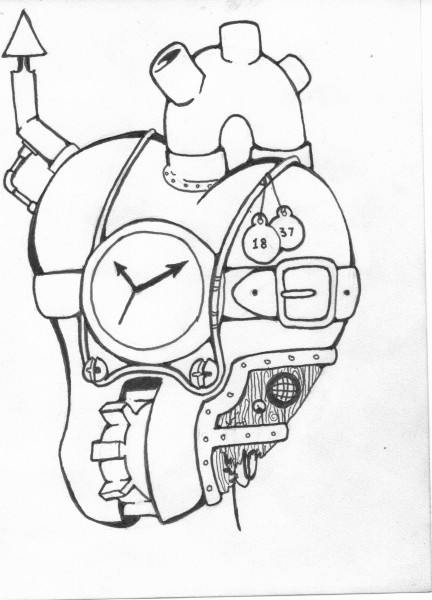 432x600 Sketch Book Tyler Kelting - Techno Sketch