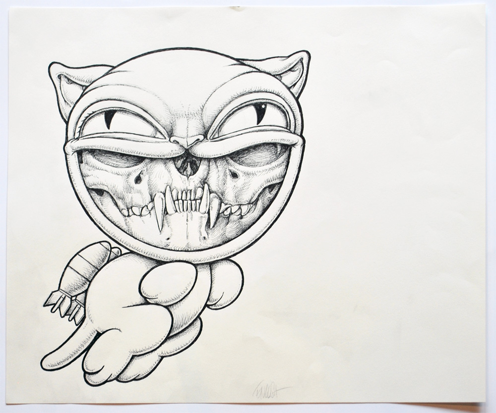 1000x834 Techno Kitty Character Sketches Clutter Magazine - Techno Sketch