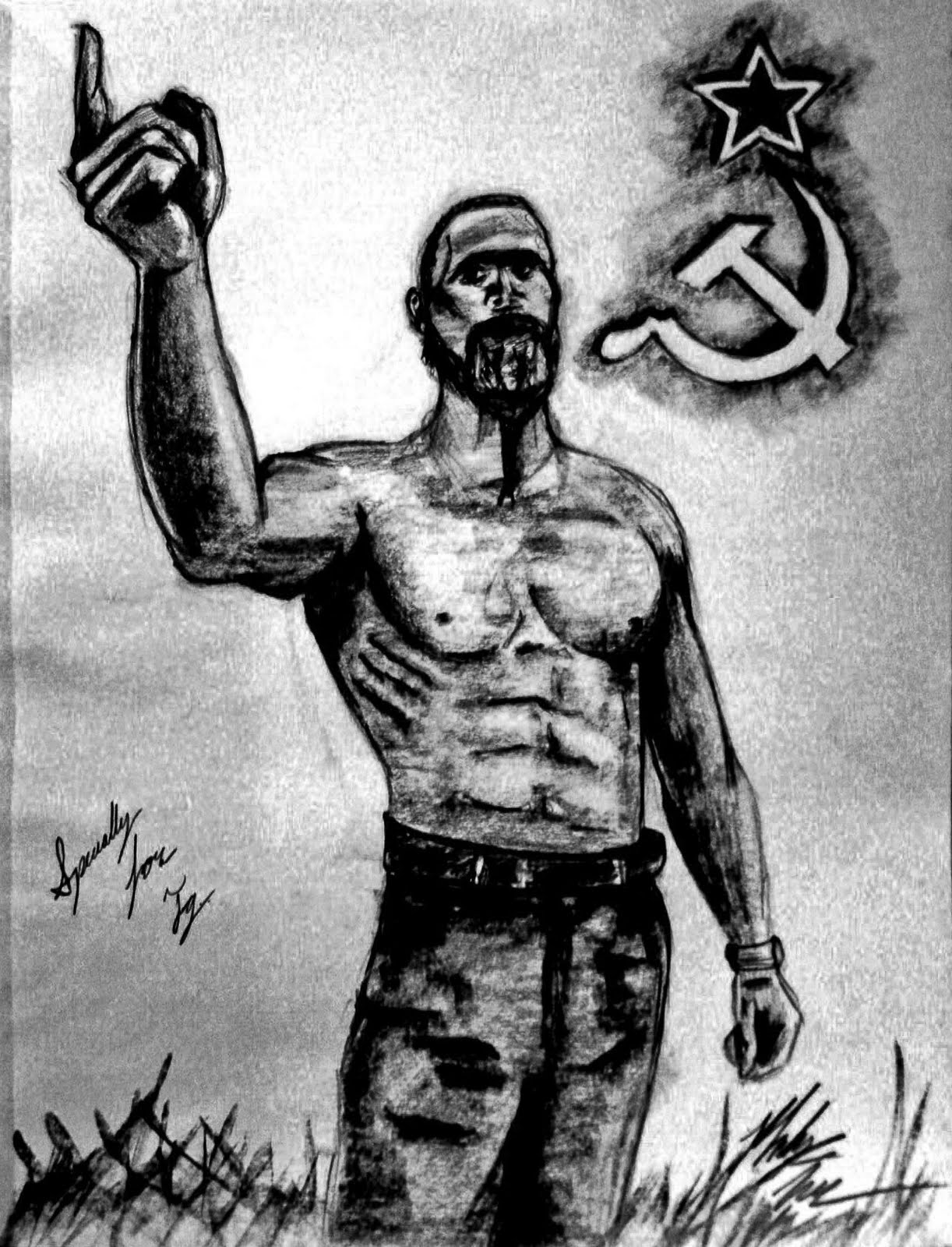 1222x1600 Techno Viking - Techno Sketch