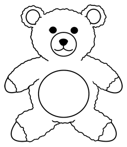 260x300 How To Draw A Teddy Bear - Teddy Bear Sketch Images