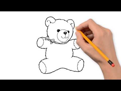 480x360 Teddy Bear Things Pencil To Draw Step By Step - Teddy Bear Sketch Step By Step