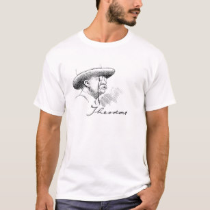 307x307 Teddy Roosevelt T Shirts Amp Shirt Designs Zazzle - Teddy Roosevelt Sketch
