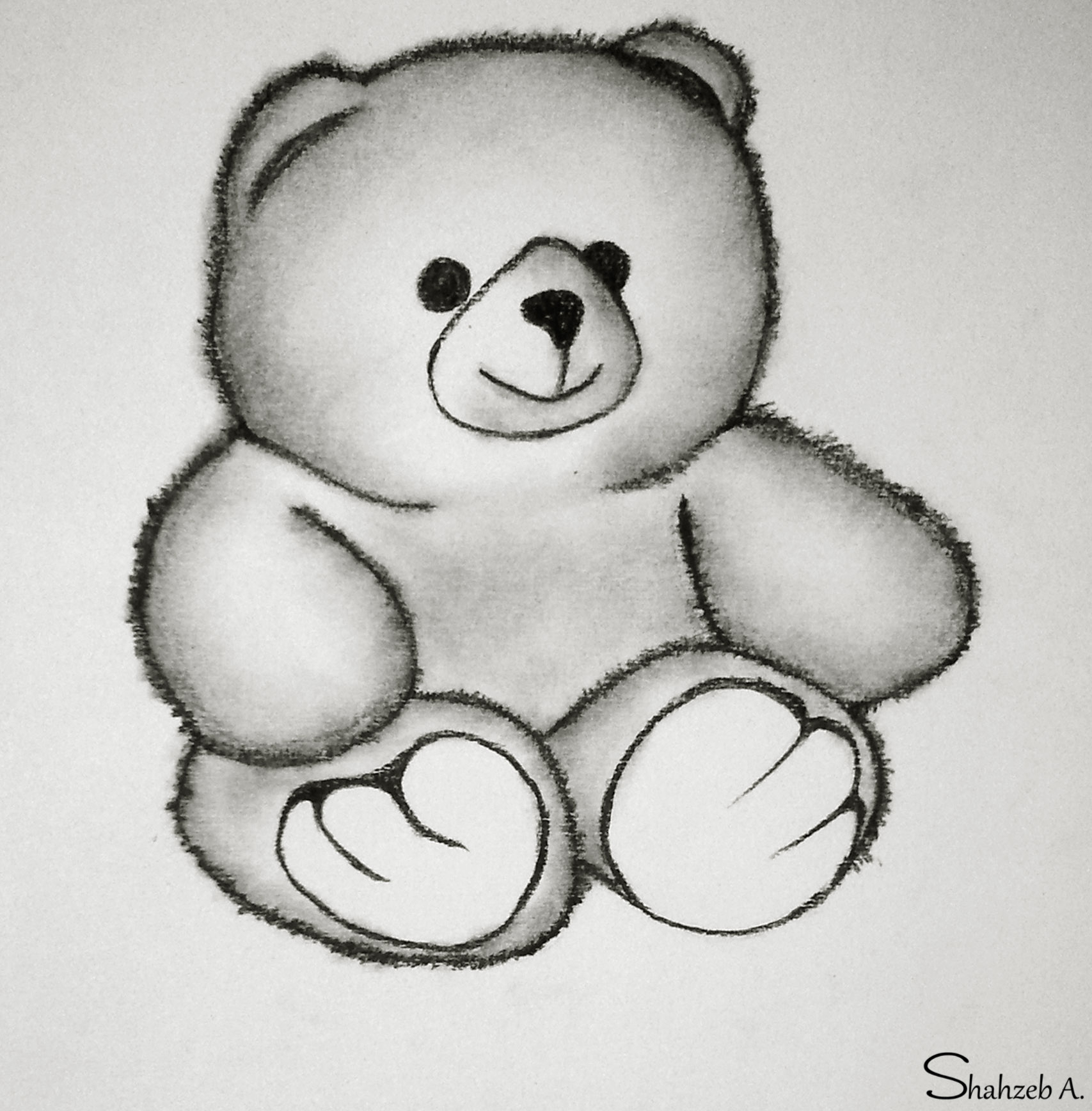 1707x1736 Teddy Bear Drawings Pencil Pencil Sketch Of Couple Teddy Bear - Teddy Sketch