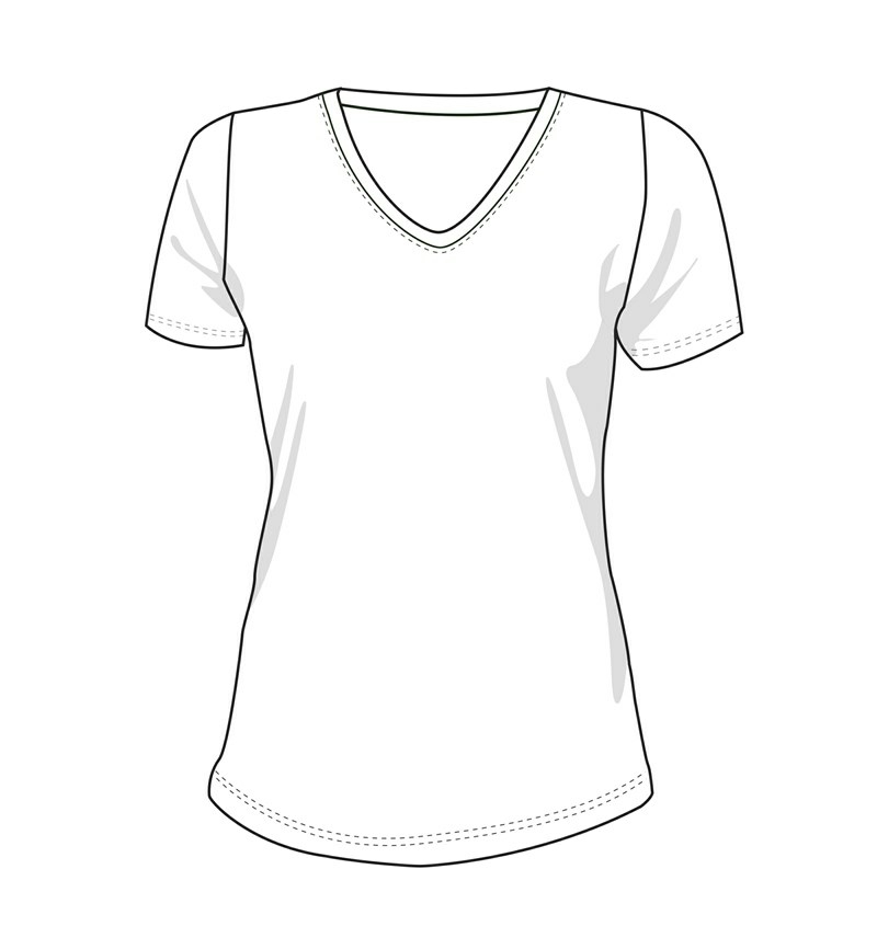3d shirt drawing