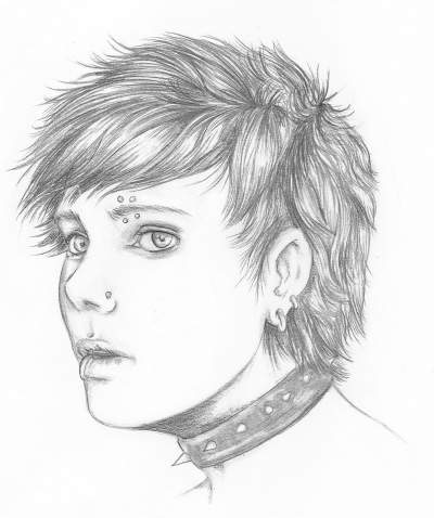 400x478 Laurel Teen Ink - Teen Sketch