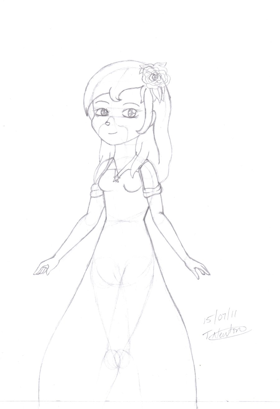 900x1313 Princess Teen Camille Sketch By Kreazea - Teen Sketch