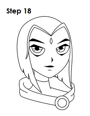 300x388 How To Draw Raven (Teen Titans) - Teen Titans Sketch
