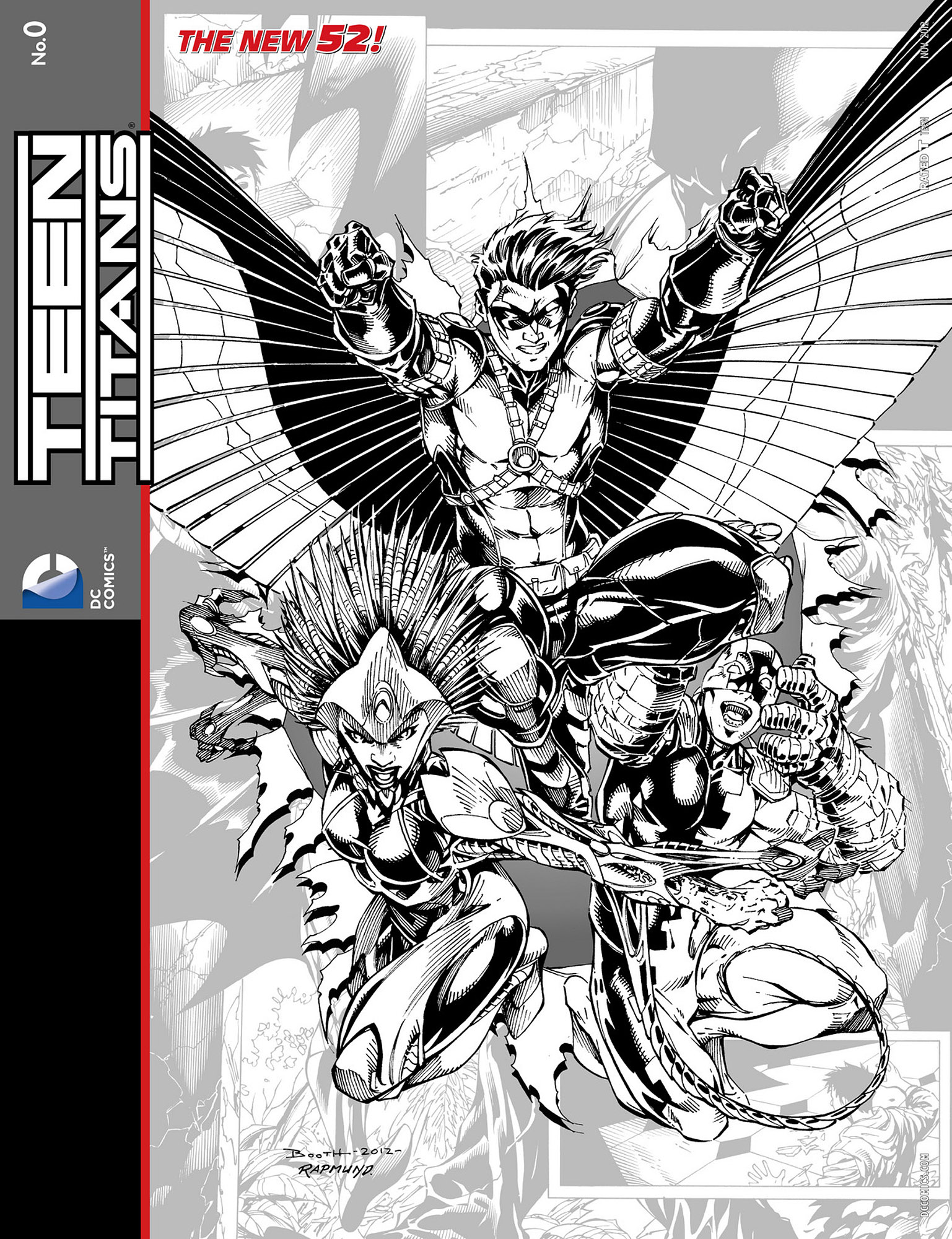 1537x2000 Image - Teen Titans Sketch