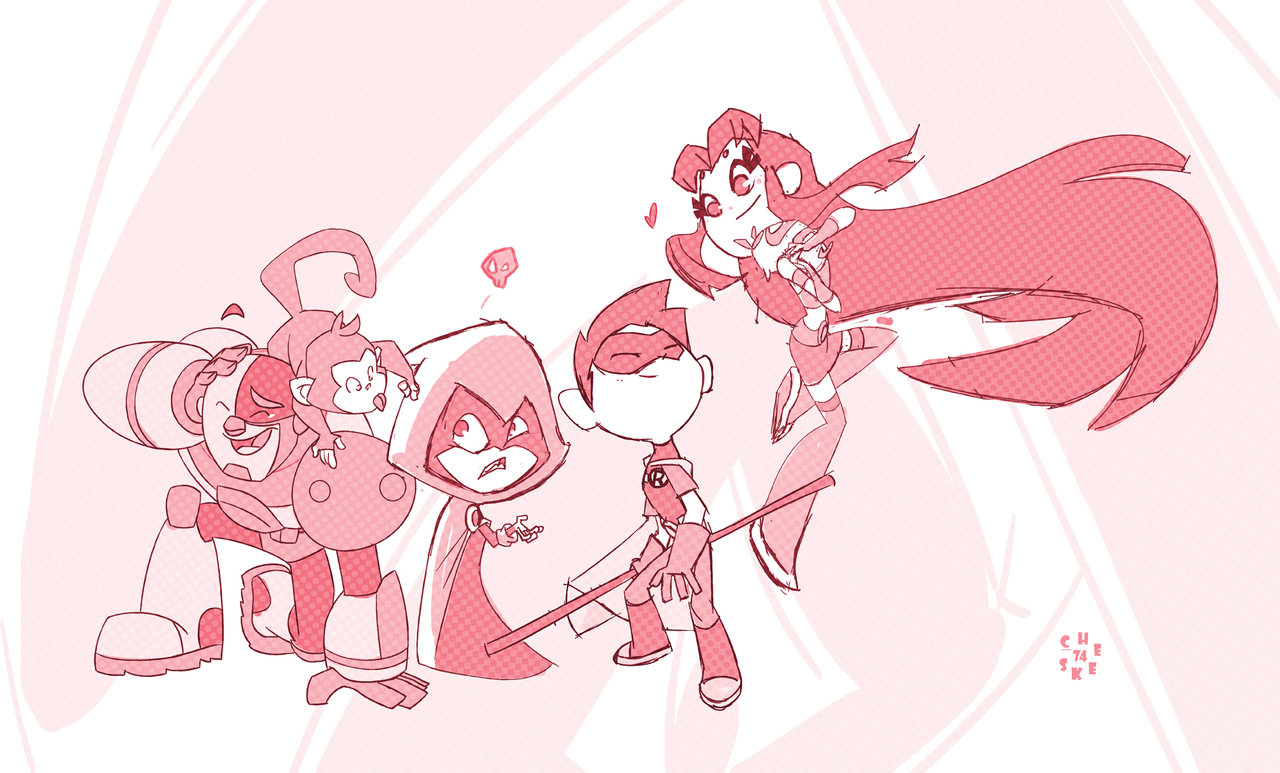 1280x773 Awesome Art Picks Teen Titans, Batman, Cloak Amp Dagger And More - Teen Titans Sketch