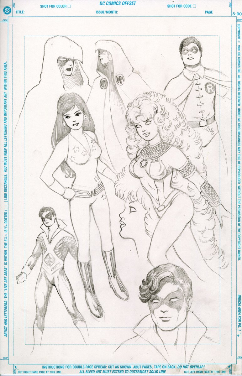 772x1200 Colleen Doran On Twitter A Really Old - Teen Titans Sketch