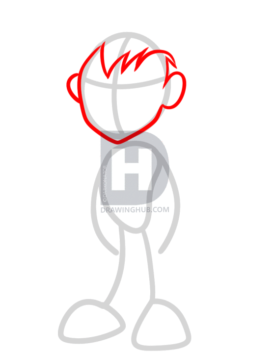 558x720 How To Draw Robin From Teen Titans Go, Step By Step, Drawing Guide - Teen Titans Sketch