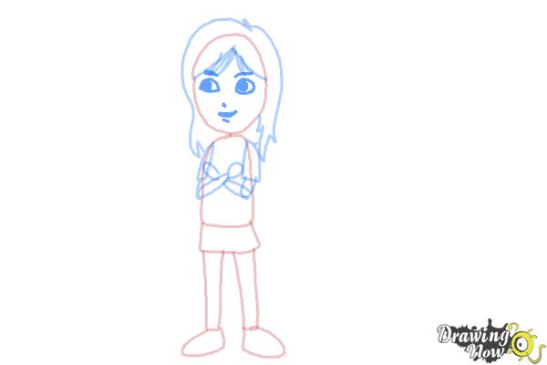 600x400 How To Draw A Teenage Girl - Teenage Girl Sketch