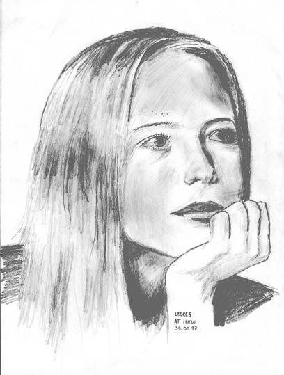408x539 Inspired Teenage Girl - Teenage Girl Sketch