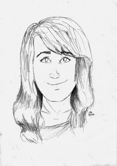 400x565 Me - Teenage Girl Sketch