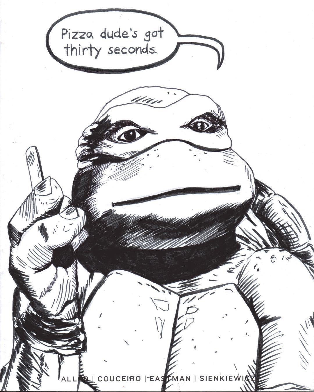 1080x1350 Teenagemutantninjaturtles Neal Julian - Teenage Mutant Ninja Turtles Sketch