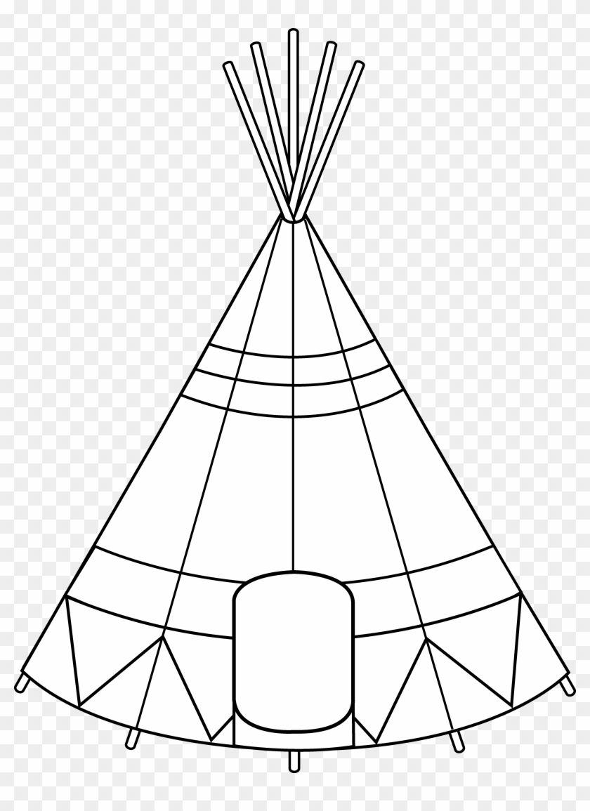 Simple Teepee Drawing ~ 24 Easy Diy Teepee Plans | Bocamawasuag