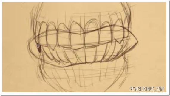 570x323 Drawing Teeth With Sycra Yasin - Teeth Sketch