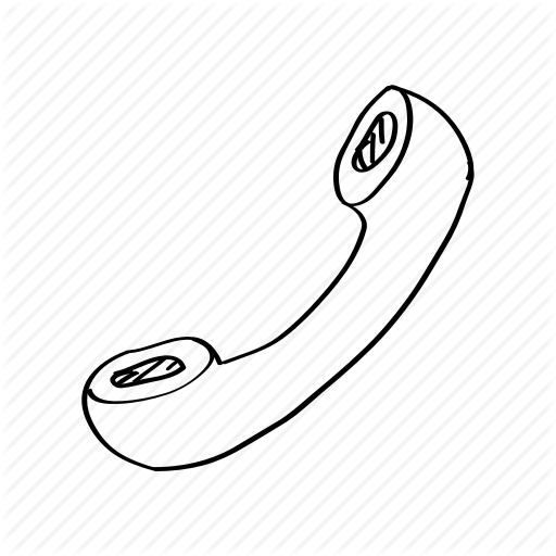 512x512 Buzz, Call, Dial, Phone, Ring, Telephone Icon - Telephone Sketch