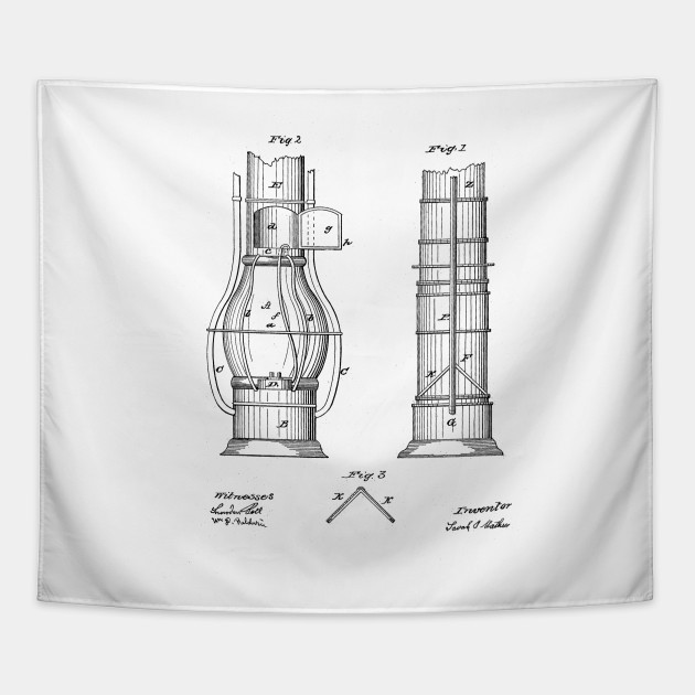 630x630 Submarine Telescope Vintage Patent Hand Drawing - Telescope Sketch