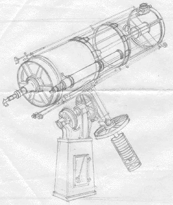 338x400 Agnes Scott College - Telescope Sketch