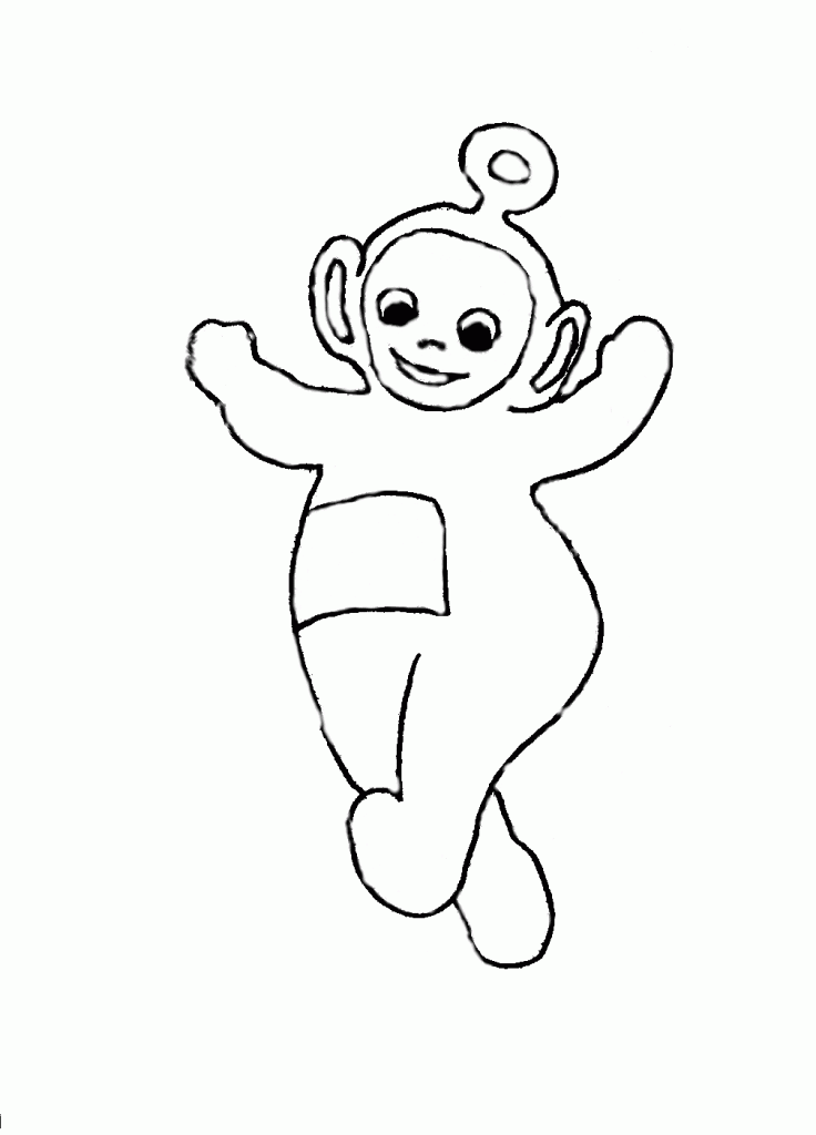 736x1024 Free Printable Teletubbies Coloring Pages For Kids Expressions - Teletubbies Sketch