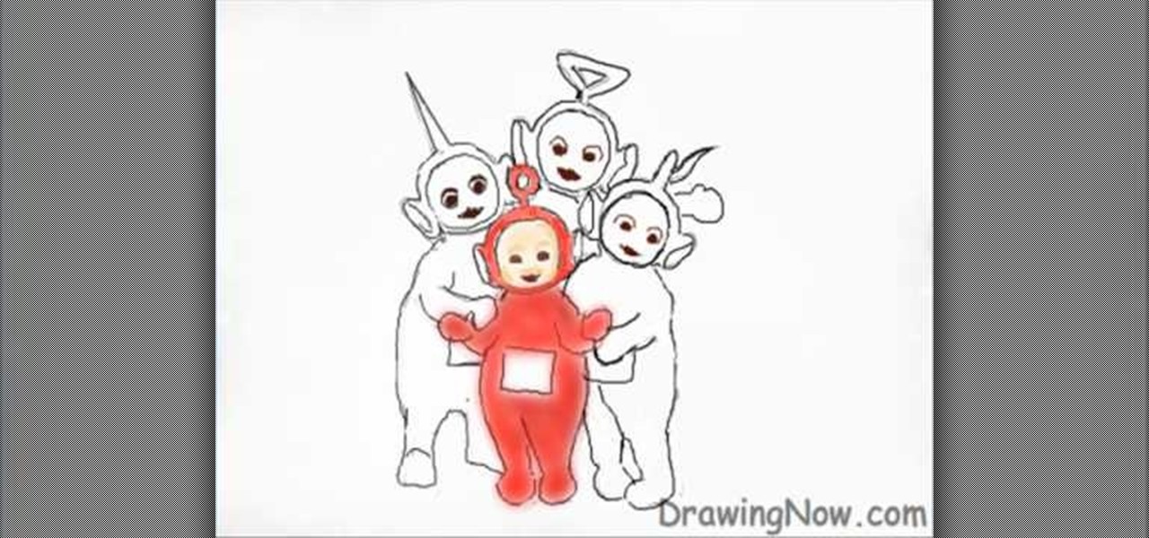 1280x600 How To Draw Teletubbies Drawing Amp Illustration Wonderhowto - Teletubbies Sketch