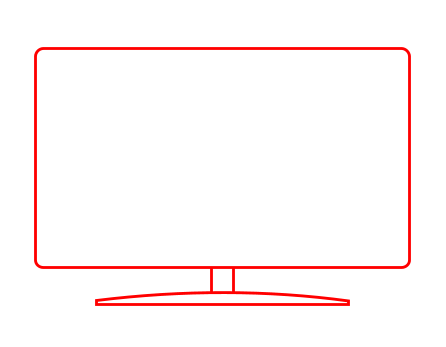 446x347 Drawing A Cartoon Tv - Television Sketch