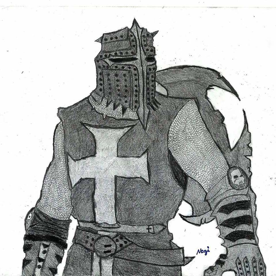 960x960 Templar - Templar Knight Sketch
