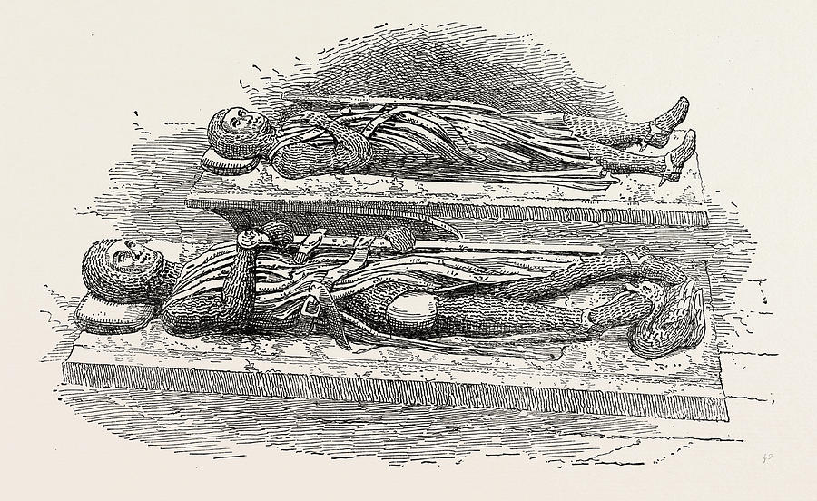 900x552 Tombs Of Knights Templars London Drawing By English School - Templar Knight Sketch
