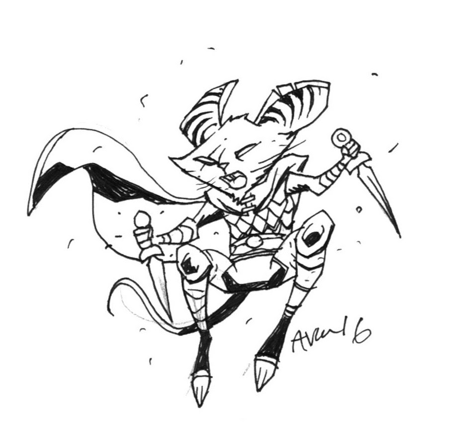 909x892 Mice Templar Sketch - Templar Sketch