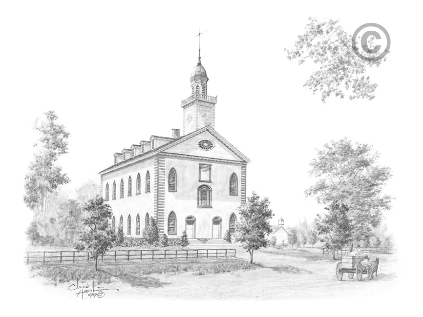 866x650 Kirtland Ohio Temple - Temple Sketch