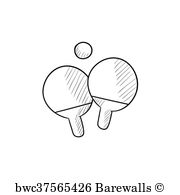 180x195 271 Tennis Ball And Racquet Sketch Posters And Art Prints Barewalls - Tennis Ball Sketch