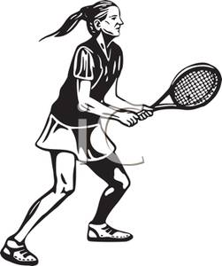 251x300 Tennis Clipart Sketch ~ Frames ~ Illustrations ~ Hd Images ~ Photo - Tennis Racket Sketch