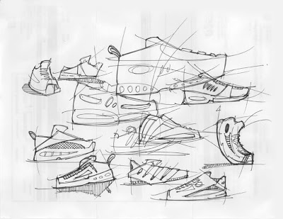 400x309 Sketch A Day Sketch A Day - Tennis Shoe Sketch