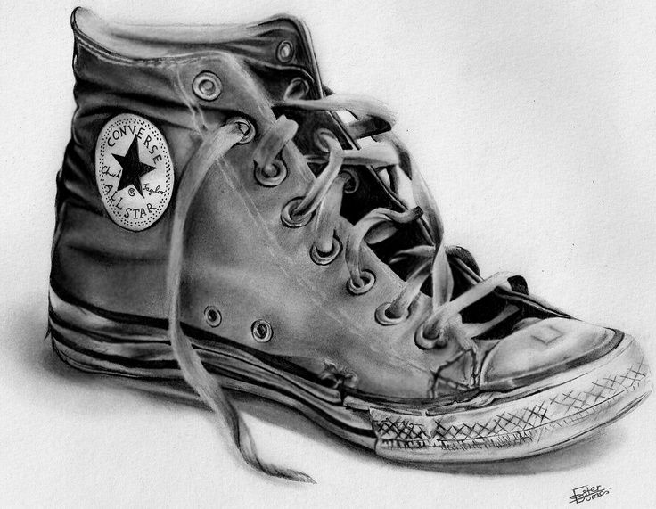 736x571 Still Life Drawing Tennis Shoe Sketch Things I Need To Draw - Tennis Shoe Sketch