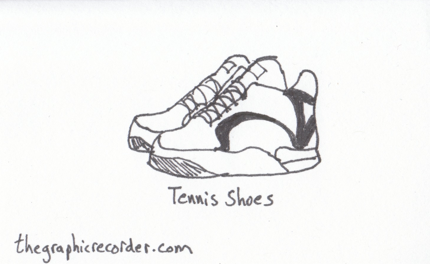 1452x893 Footwear Sketches The Graphic Recorder - Tennis Shoe Sketch