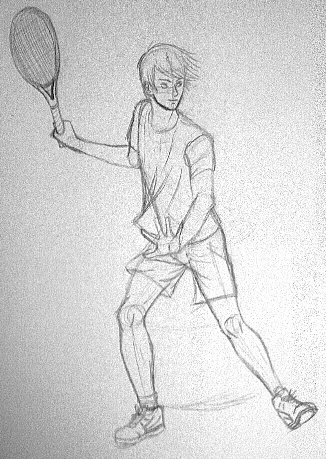 653x919 Tennis Sketch By Randomperson77 - Tennis Sketch