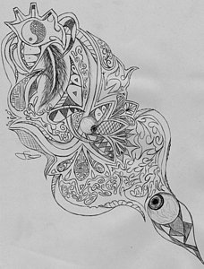 228x300 Tentacle Drawings - Tentacle Sketch