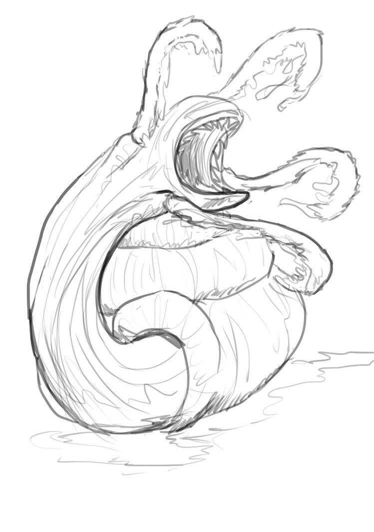 749x1067 Daily Sketch - Tentacle Sketch