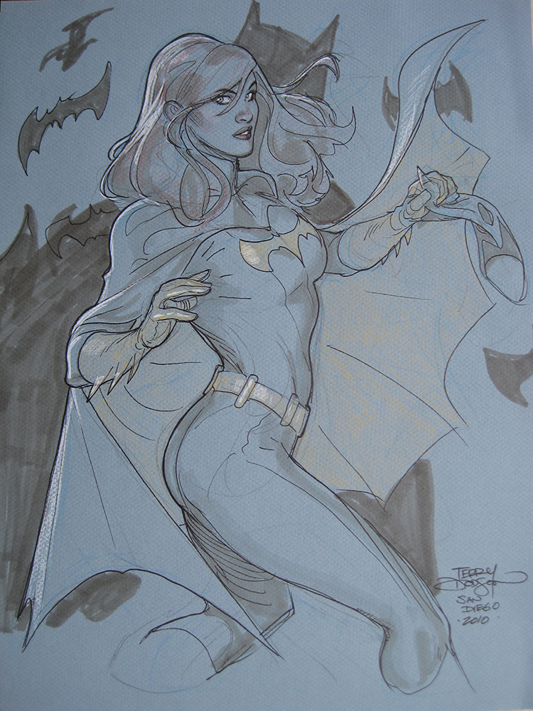 750x1000 Batgirl San Diego 2010 By Terrydodson - Terry Dodson Sketch
