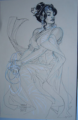 260x400 Superpopculturecube Terry Dodson Art Nouveau Wonder Woman - Terry Dodson Sketch