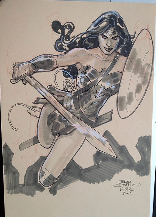 Terry Dodson Sketch At Paintingvalley.com 